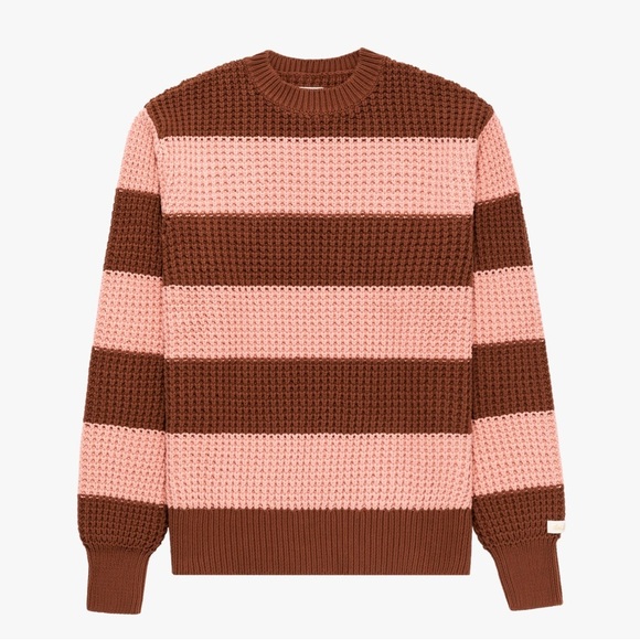 Aime Leon Dore Sweaters - AIME LEONE DORE Chunky Striped Knit Crewneck Sweater